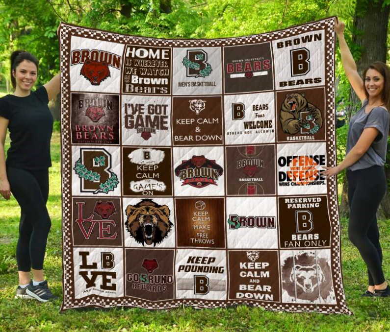 Brown Bears 3D Customized Quilt Blanket