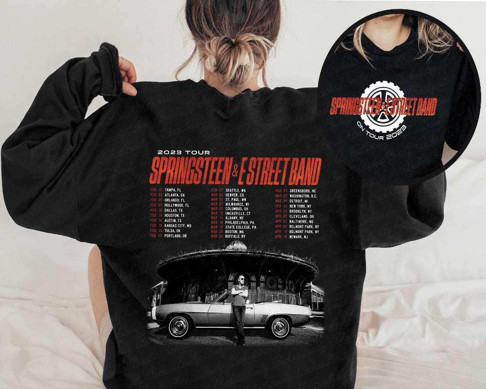 Bruce Springsteen 2023 Tour Shirt, Springsteen n E Street Band Tour Shirt