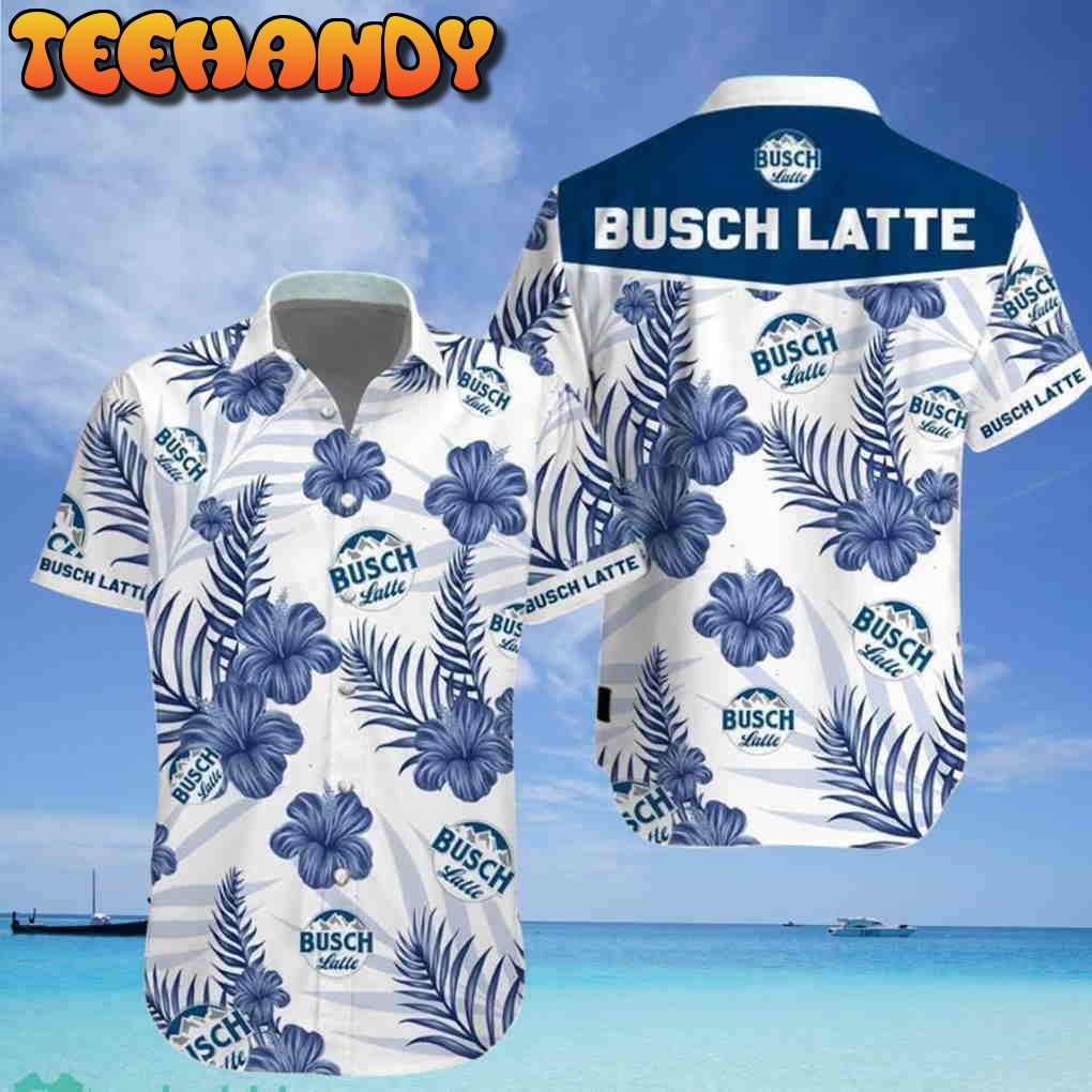 Busch Latte Hawaiian Shirt