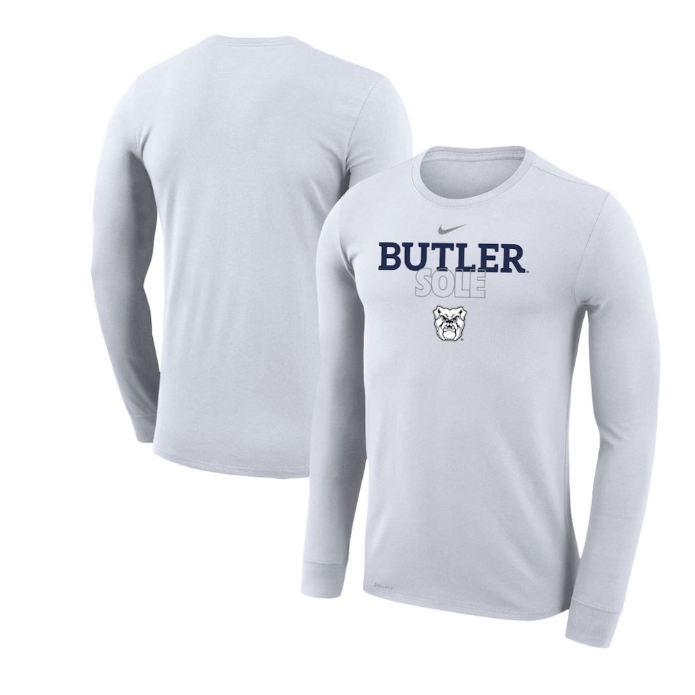 Butler Bulldogs Sole On Court Bench Long Sleeve T-Shirt