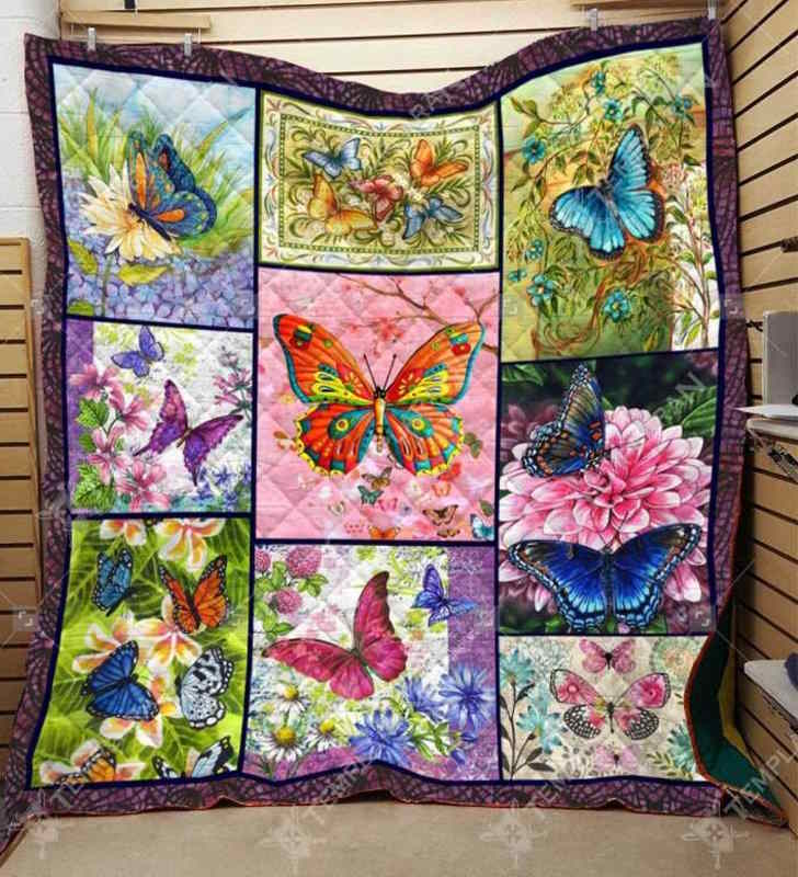 Butterfly We Don’T Talk Any More Christmas Gift Quilt Blanket