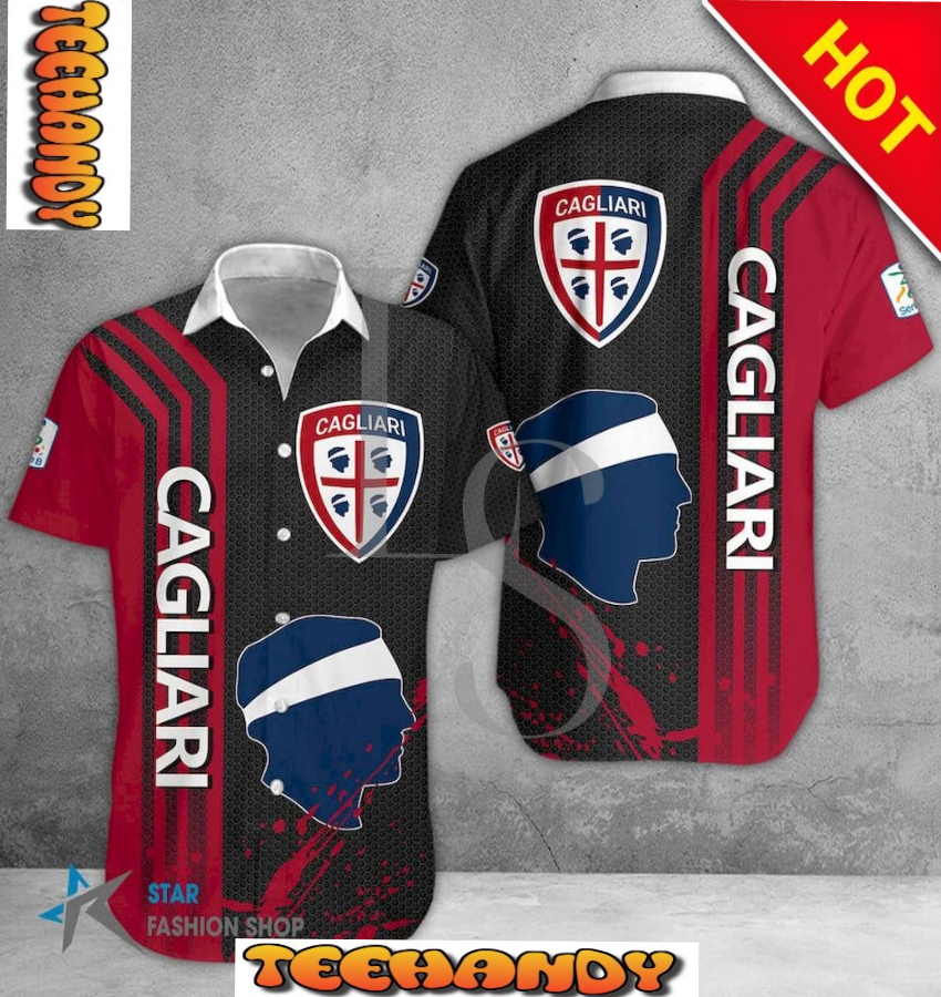 Cagliari Calcio Seria B Hawaiian Shirt