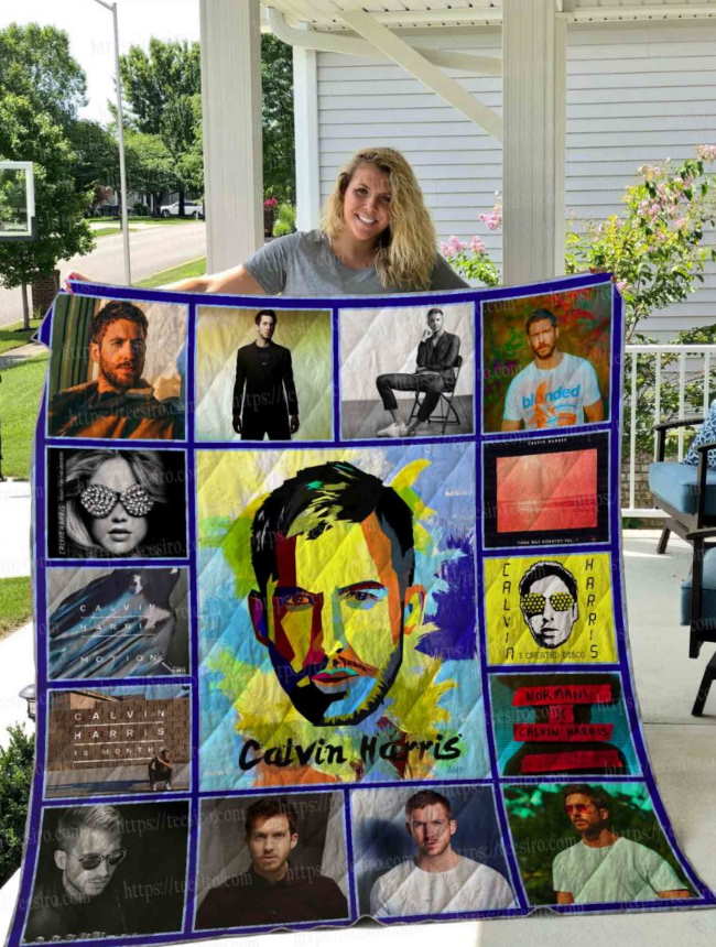 Calvin Harris 3D Quilt Blanket