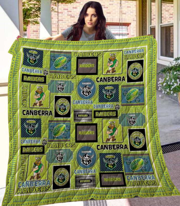 Canberra Raiders 3D Customized Quilt Blanket