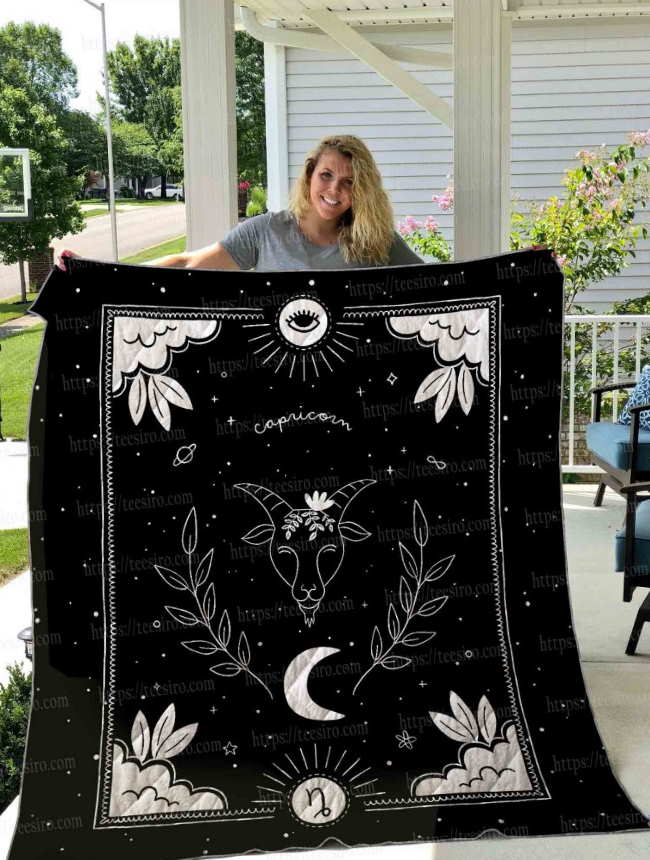 Capricorn 3D Quilt Blanket