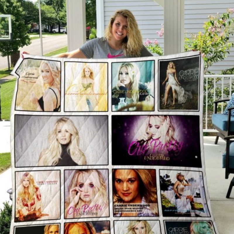 Carrie Underwood 3D Customized Quilt Blanket