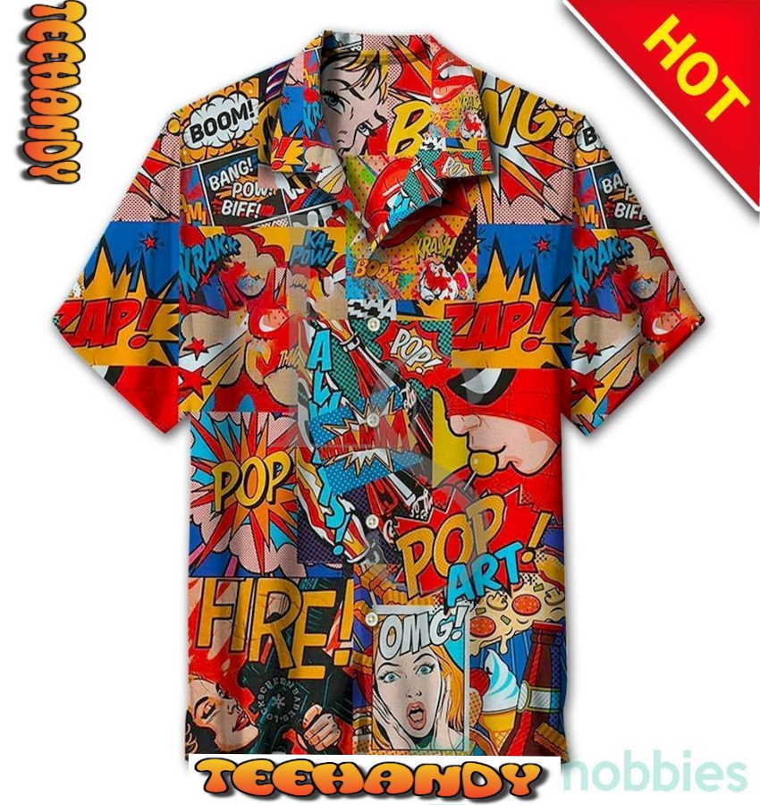 Cartoon Pop Art Comic Hawaiian Shirt