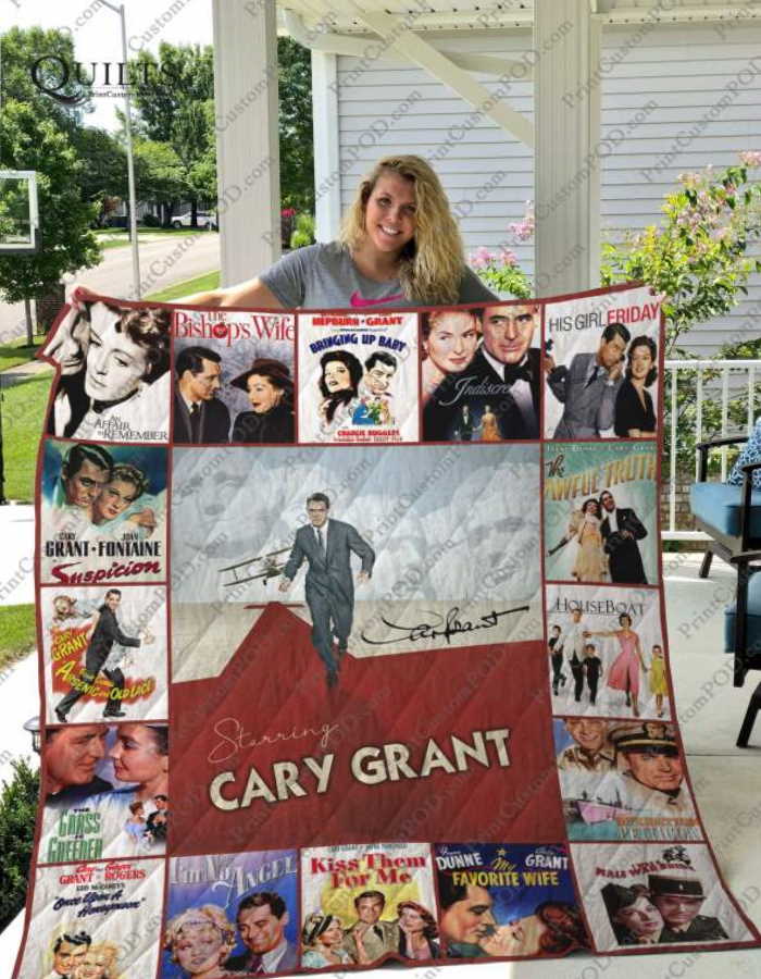 Cary Grant3D Customized Quilt Blanket