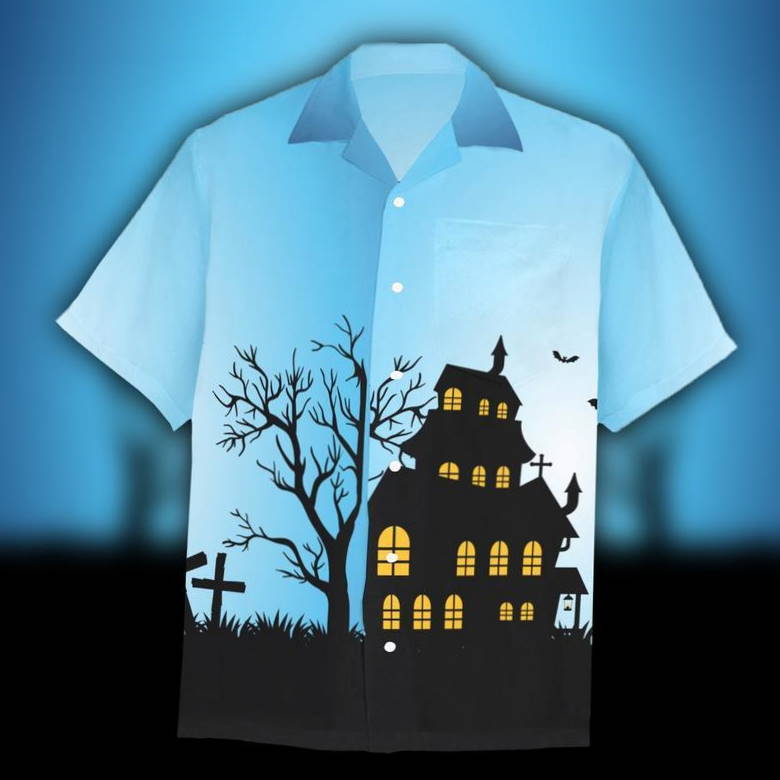 Castle Halloween Hawaiian Shirt