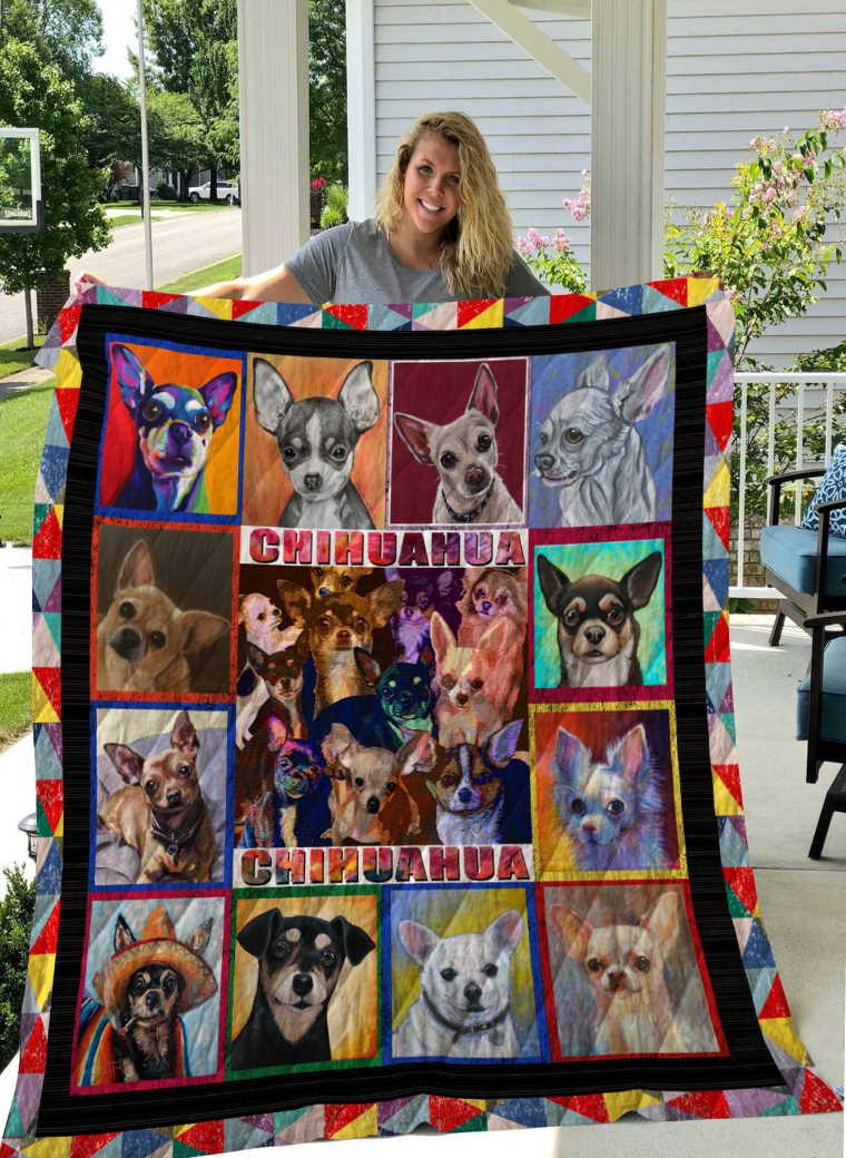 Cchihuahua 3D Customized Quilt Blanket