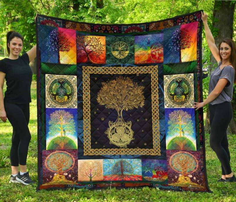 Celtic Changing Season 3D Quilt Blanket