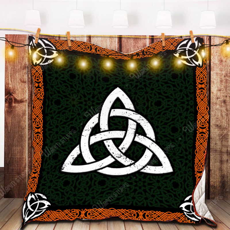 Celtic Trinity Knot 3D Customized Quilt Blanket