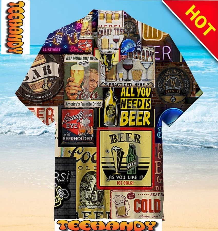 Cheers to Beer Hawaiian Shirt 3D