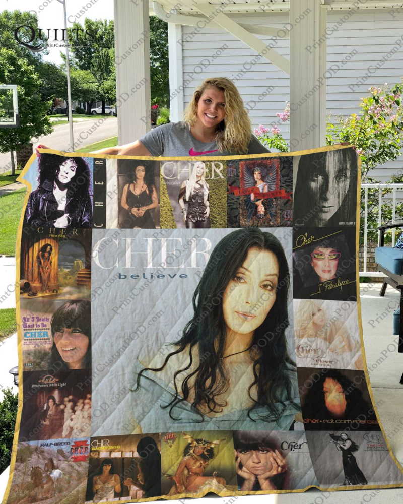 Cher Albums 3D Customized Quilt Blanket