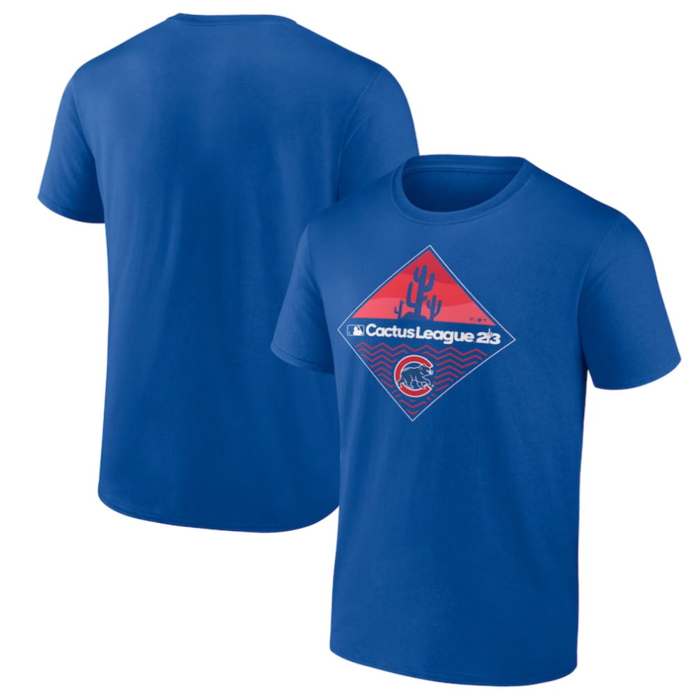 Chicago Cubs 2023 MLB Spring Training Diamond T-Shirt