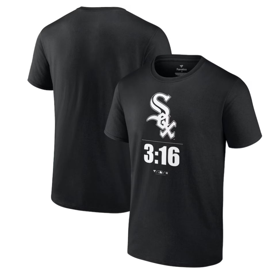 Chicago White Sox Stone Cold Steve Austin Black 3:16 T-Shirt