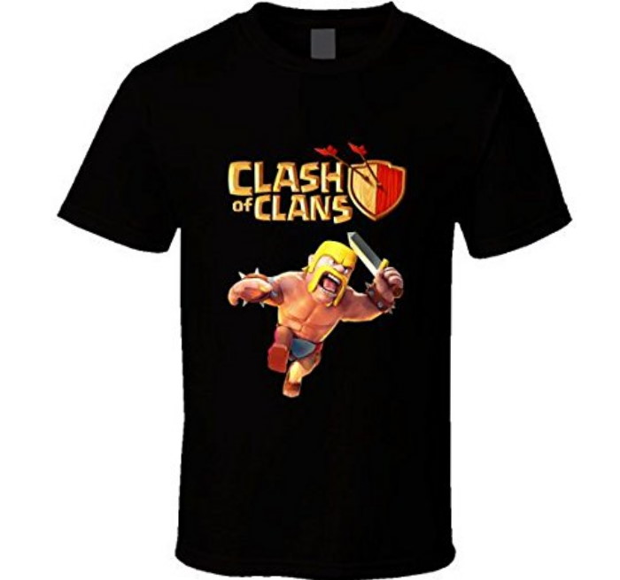 Clash of Clans Men’s Barbarians Cotton Graphic T-Shirt