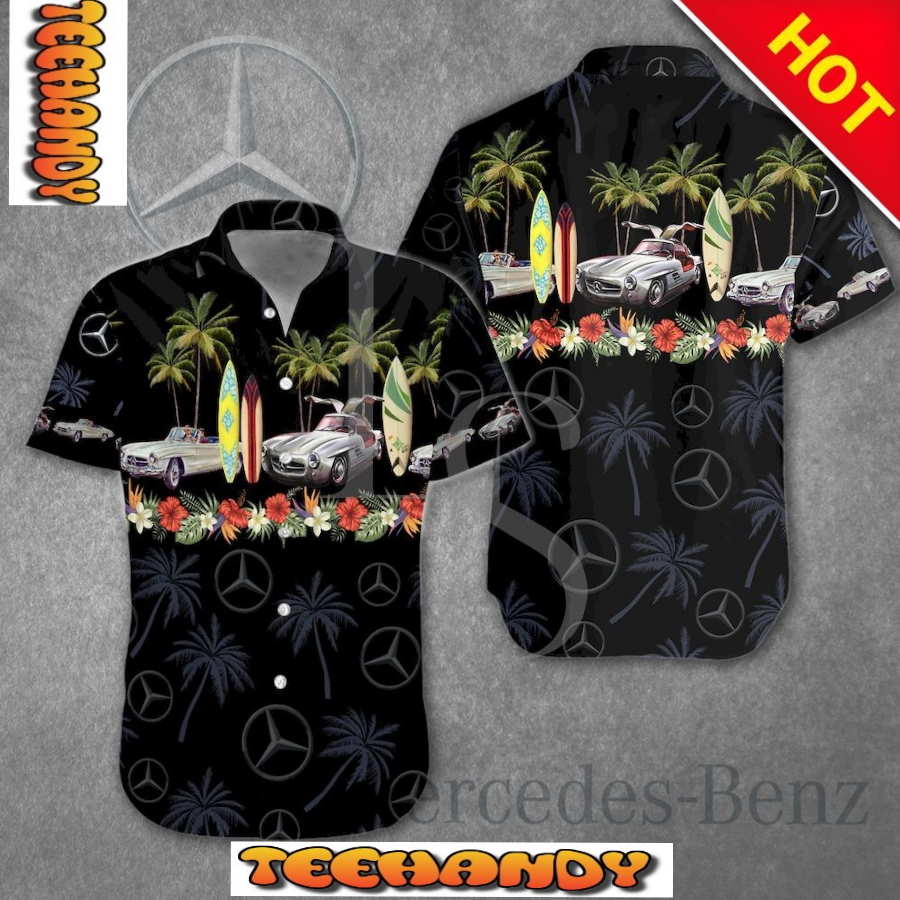 Classic Mercedes Aloha Hawaiian Shirt