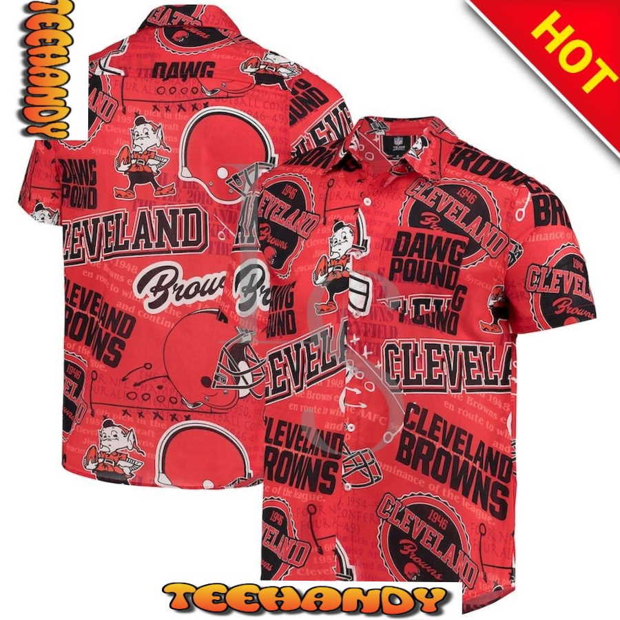 Cleveland Browns Dawg Pound Hawaiian Shirt