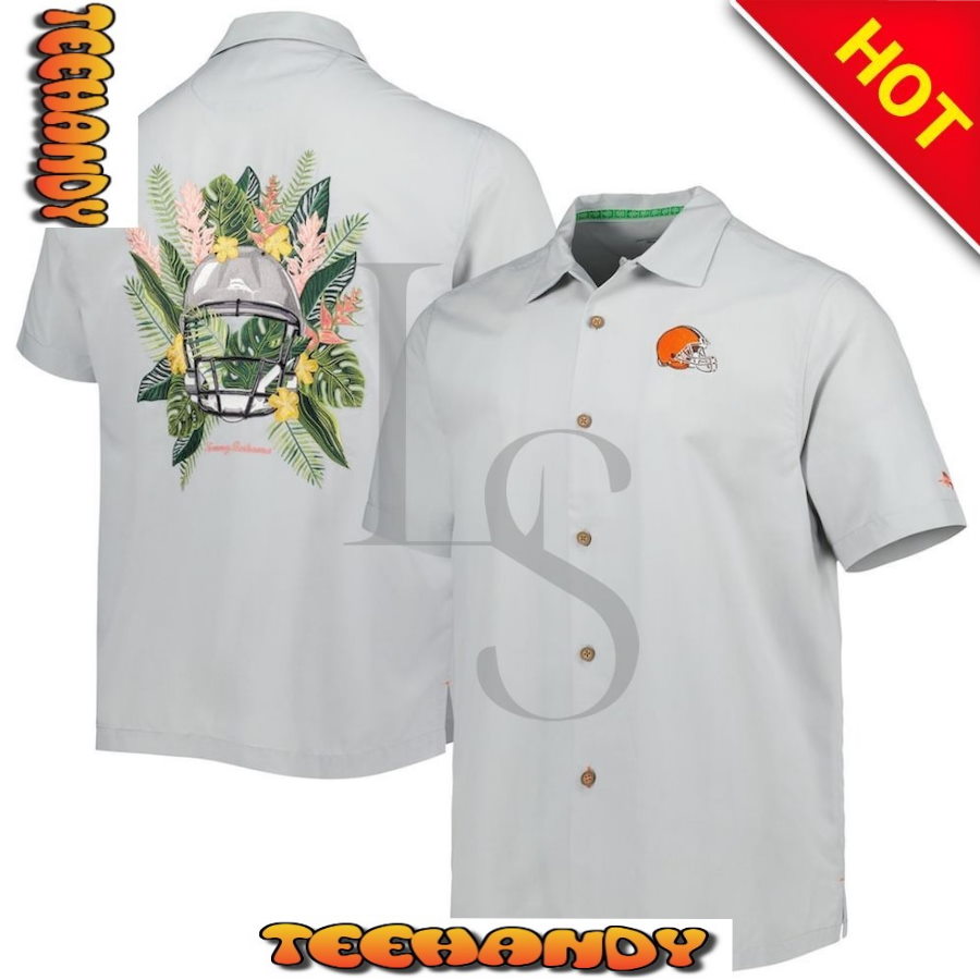 Cleveland Browns Print Swordfish Hawaiian Shirt