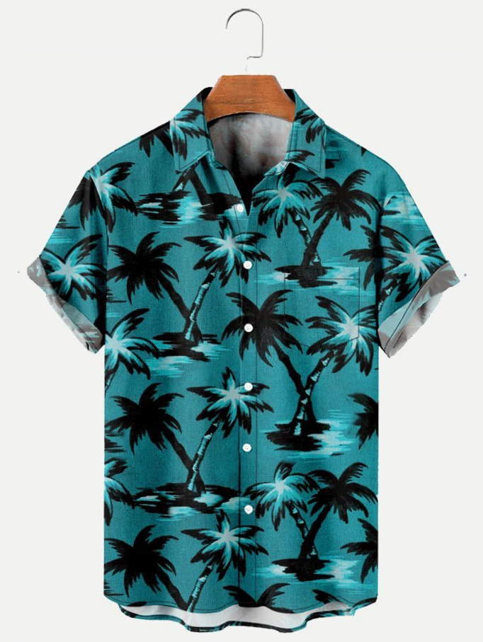 Coconut Tree Beach Hawaiian Shirt