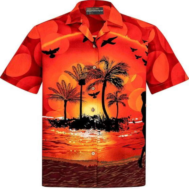 Coconut Tree Hawaiian Shirt For Man And Woman