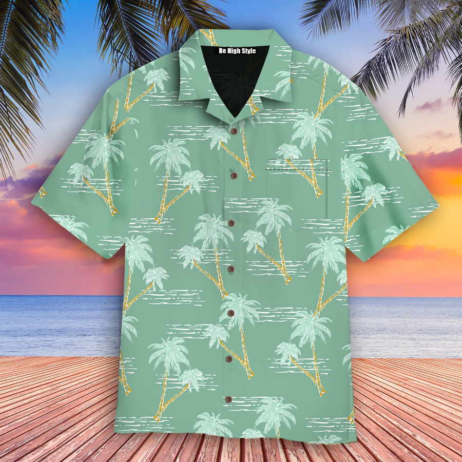 Coconut Tree Wave Hawaiian Shirt
