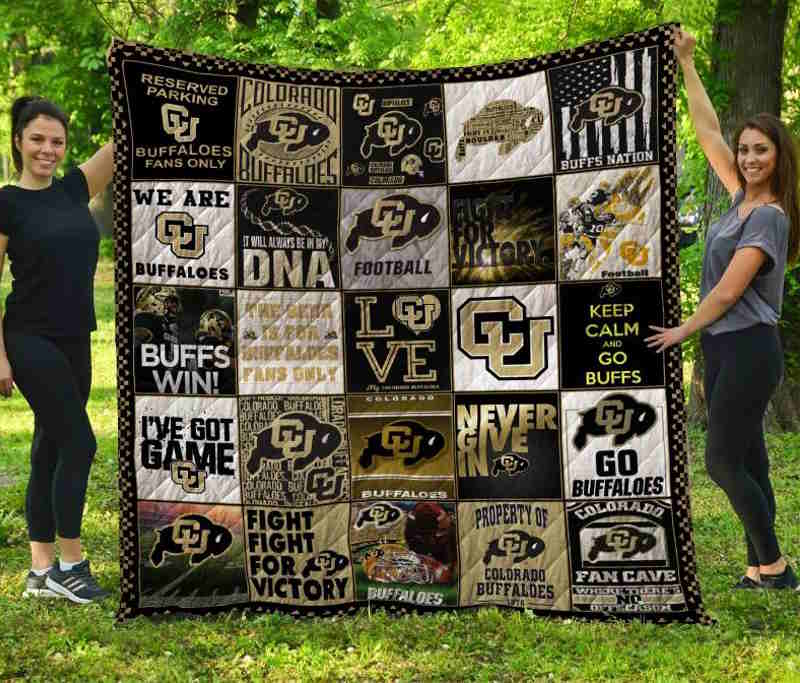 Colorado Buffaloes Football 3D Quilt Blanket