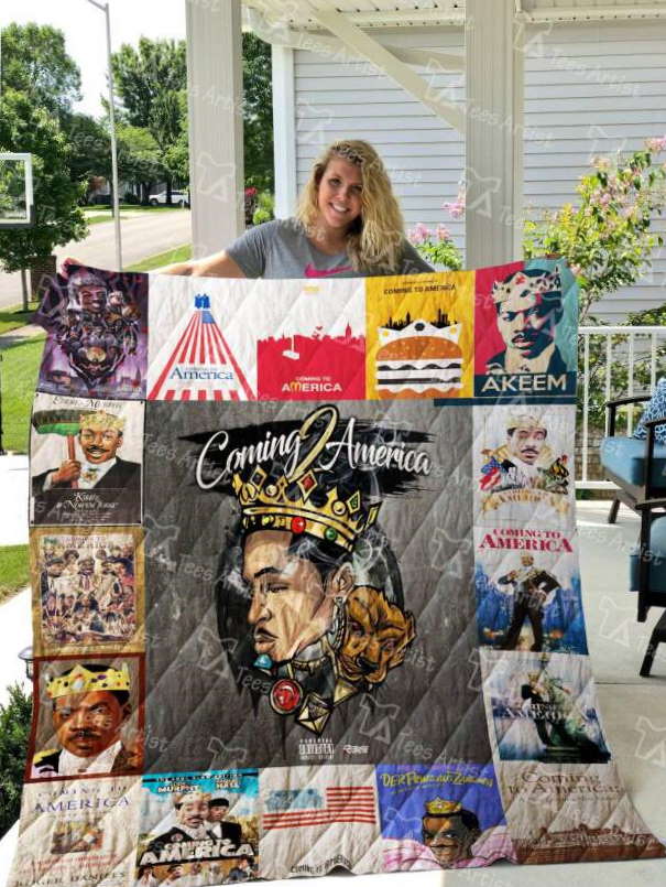 Coming To America 3D Customized Quilt Blanket