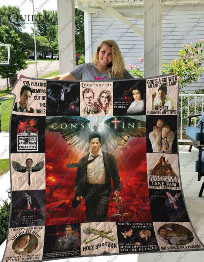 Constantine 2 3D Customized Quilt Blanket