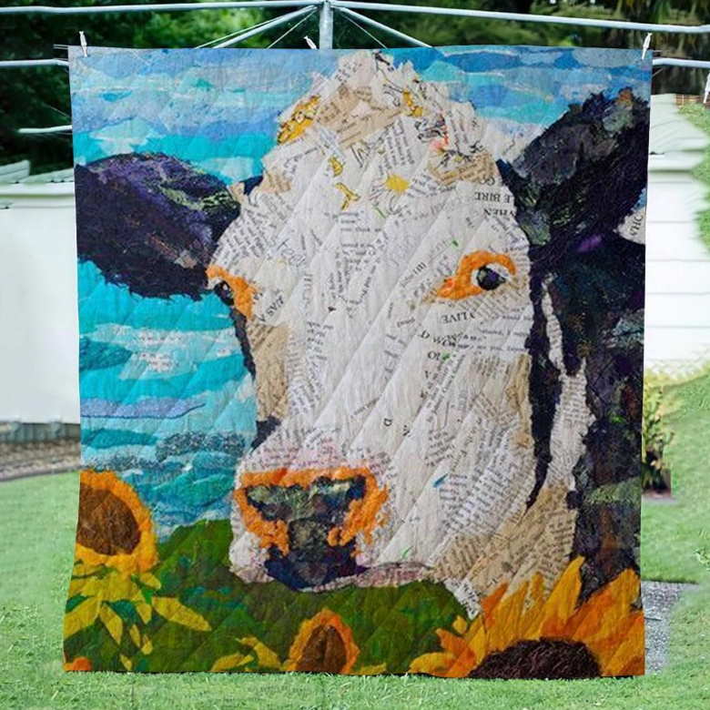 Cow 3D Customize Quilt Blanket