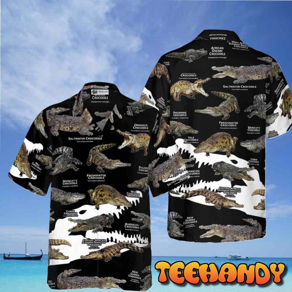 Crocodiles Of The World Hawaiian Shirt