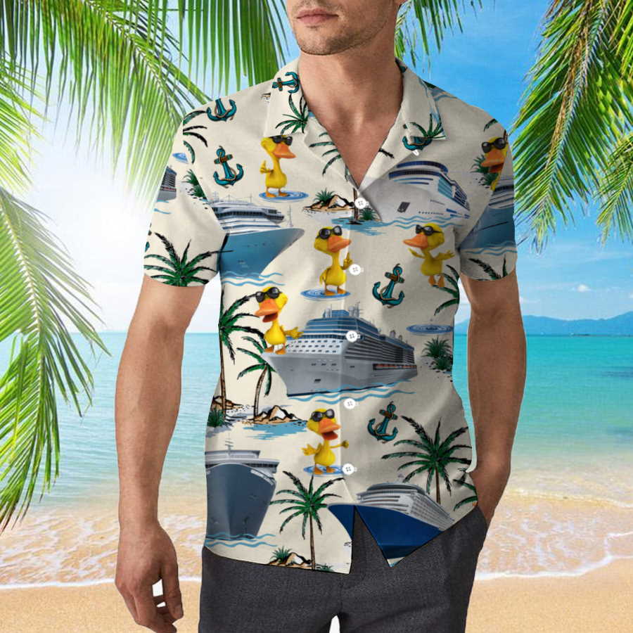 Cruising Duck Hawaiian Shirt