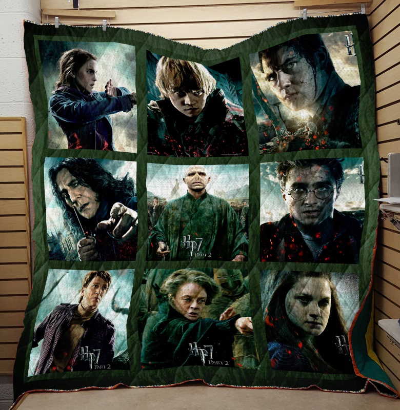 Customize Harry Potter Fabric 3D Customized Quilt Blanket