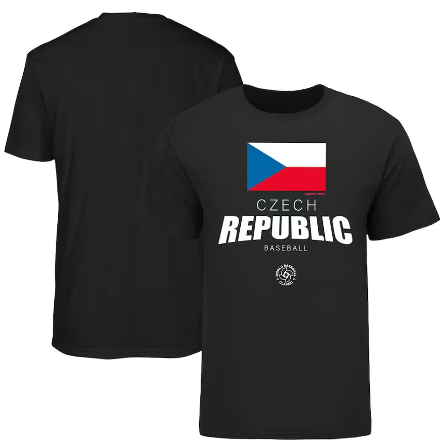 Czech Republic Baseball 2023 World Baseball Classic Federation T-Shirt