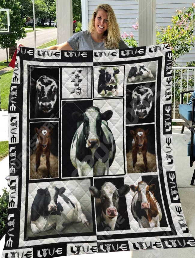 Dairy Cattle Collection Like 3D Customized Quilt Blanket