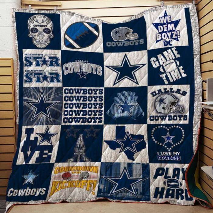 Dallas Cowboys 3D Customized Quilt Blanket