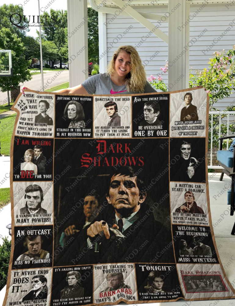 Dark Shadows 3D Customized Quilt Blanket