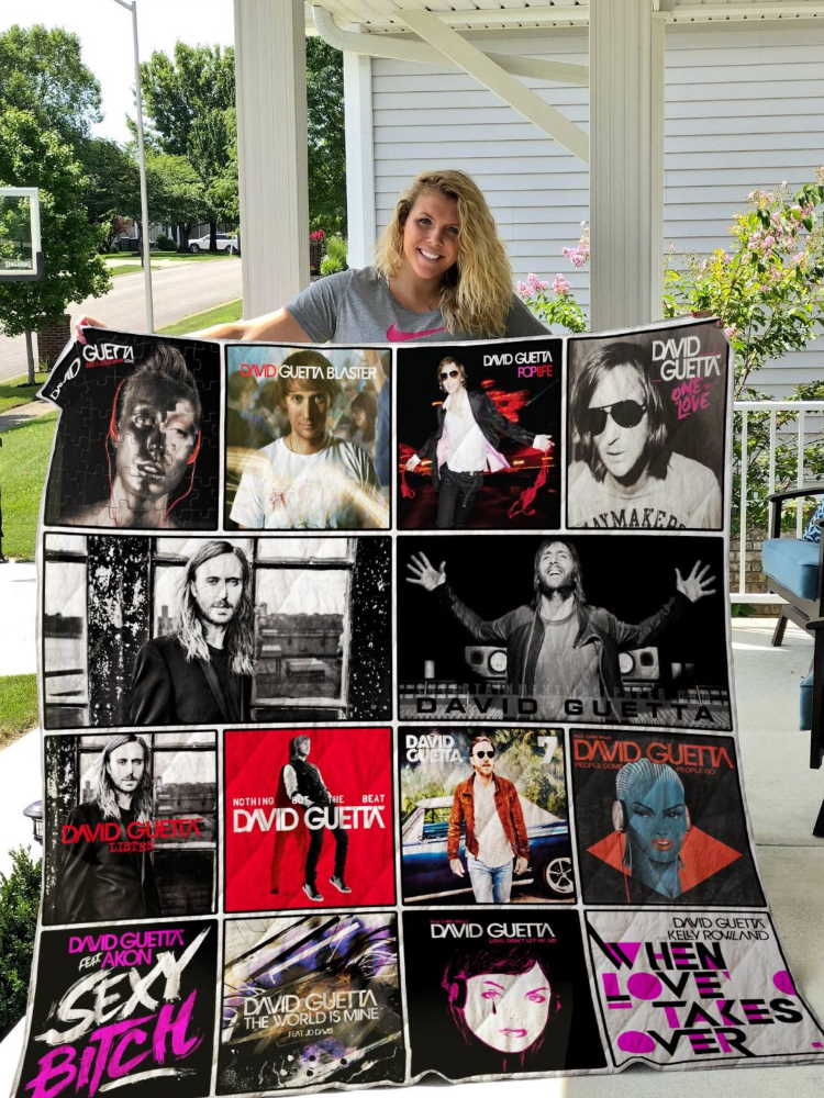 David Guetta 3D Customized Quilt Blanket