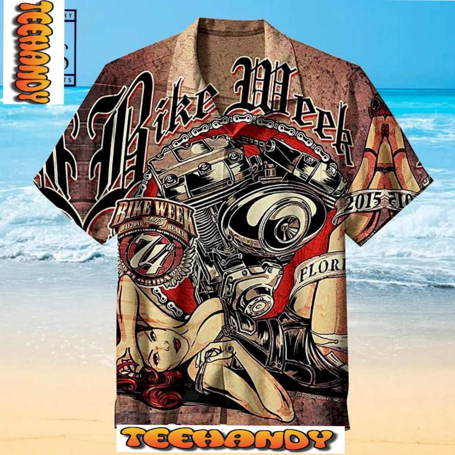 Daytona Beach Bike Week Hawaiian Shirt