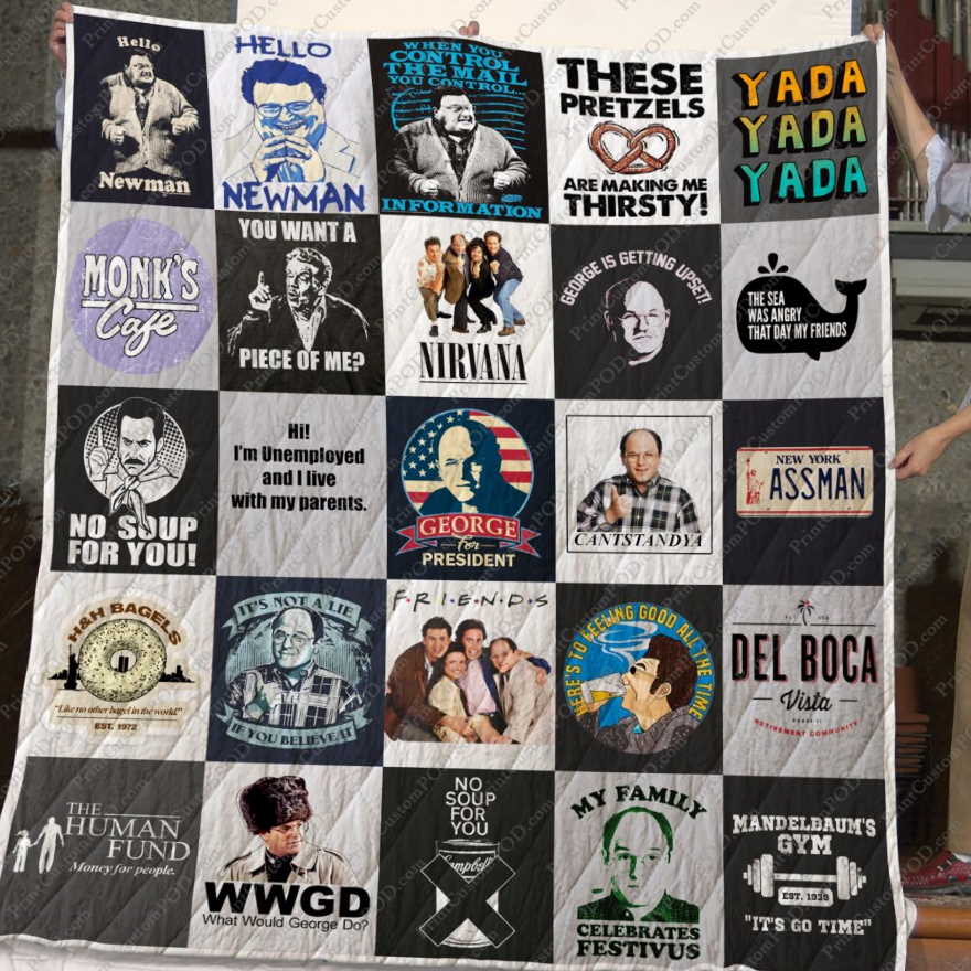 Dd Seinfeld Version 3D Quilt Blanket