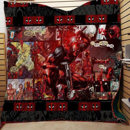 Deadpool 3D Quilt Blanket