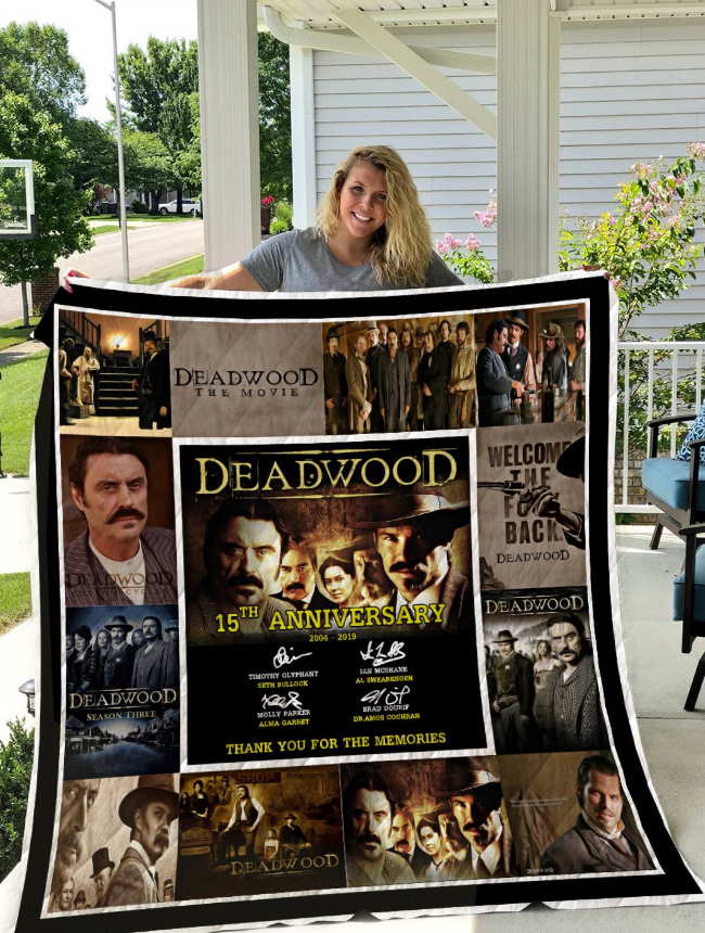 Deadwood 3D Customized Quilt Blanket