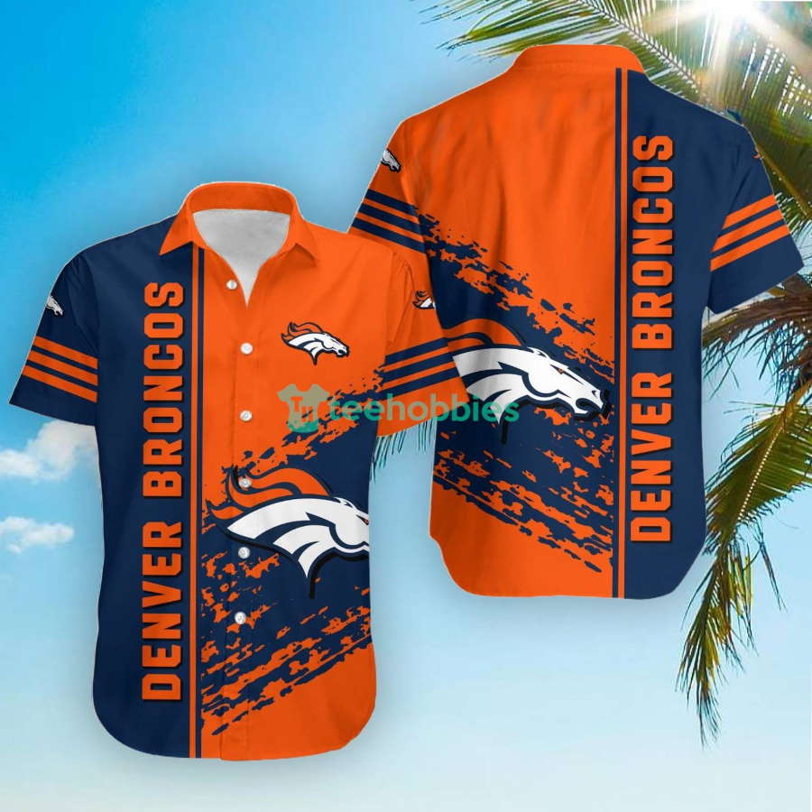 Denver Broncos Hawaiian Shirt NFL Quarter Style Hawaiian Shirt