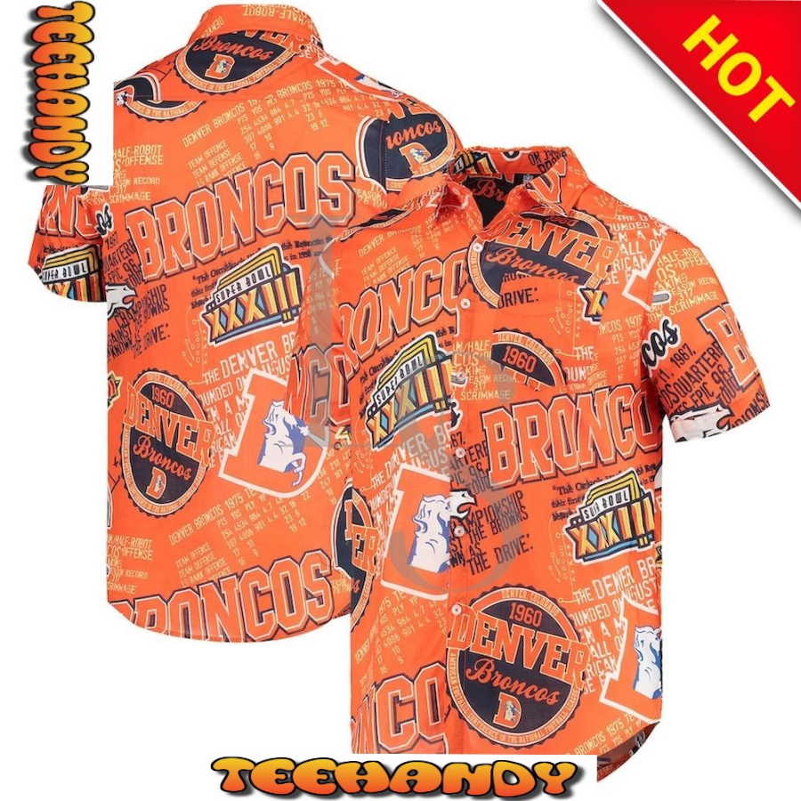 Denver Broncos Super Bowl Hawaiian Shirt