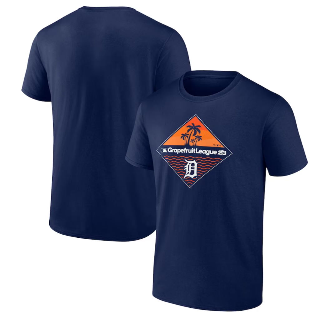 Detroit Tigers 2023 MLB Spring Training Diamond T-Shirt