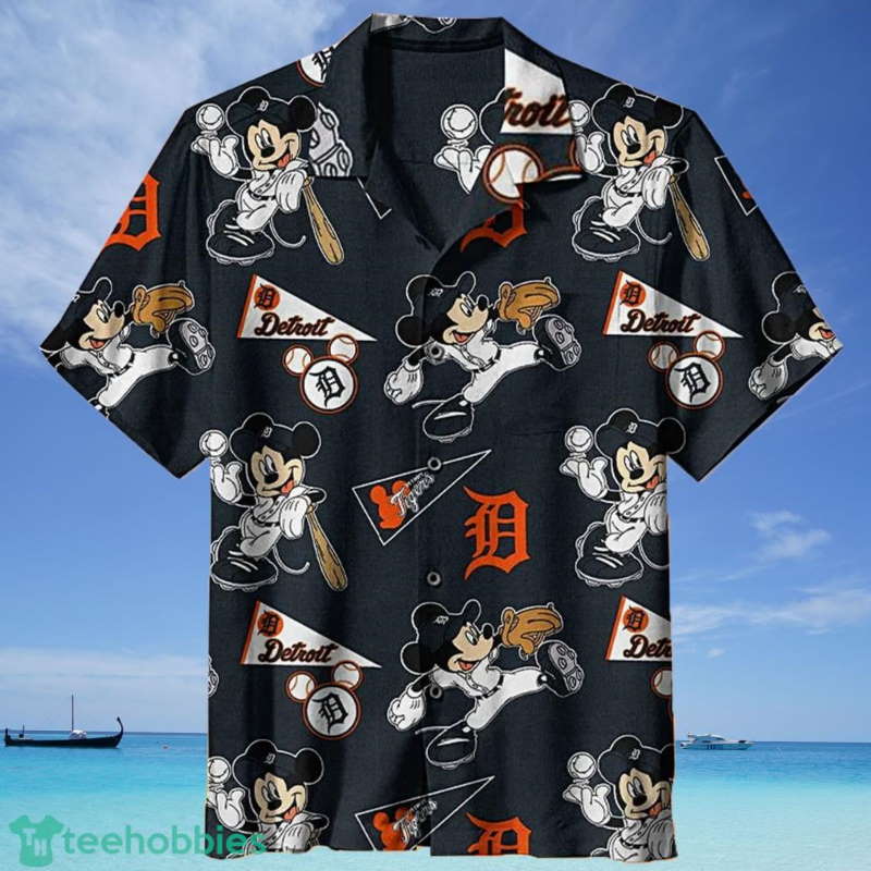 Detroit Tigers Baseball Tropical Hawaiian Shirt