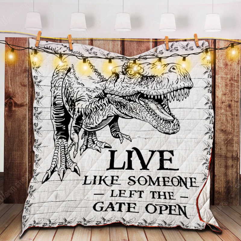 Dinosaur Lb254A 3D Quilt Blanket