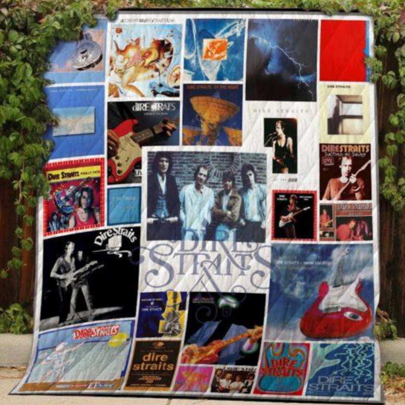 Dire Straits 3D Customized Quilt Blanket