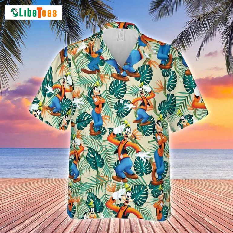 Disney Goofy Beach Relax Hawaiian, Cute Hawaiian Shirts